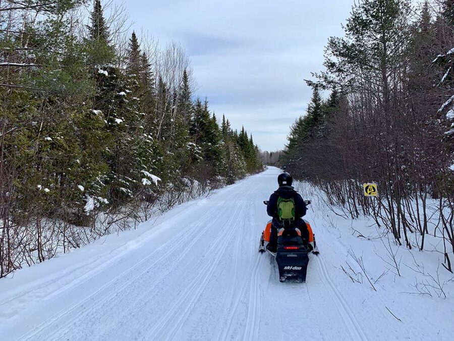 Snowmobiling with Northern Outdoors