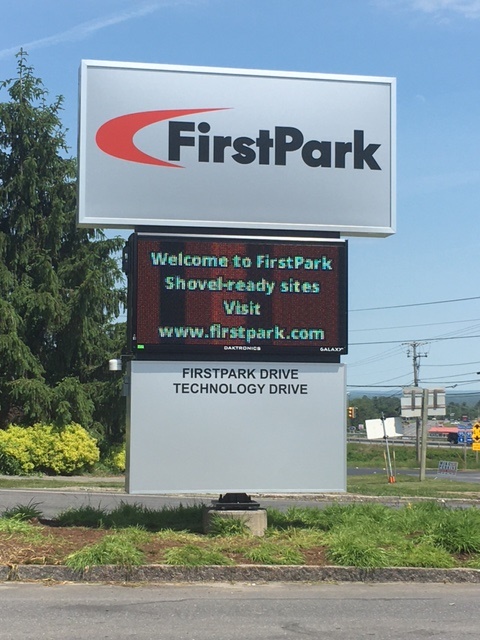 New Sign at FirstPark